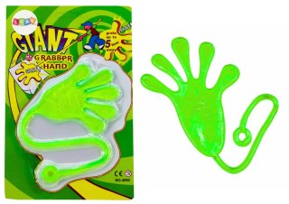 Lepka Rączka Łapka Elastyczna Glut Slime Zielona LEAN TOYS