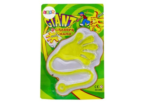 Lepka Rączka Łapka Elastyczna Glut Slime Żółta LEAN TOYS