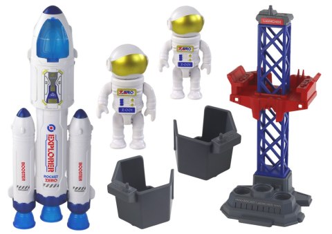 Misja Kosmiczna Rocket Zero Kosmos Rakieta Astronauci LEAN Toys