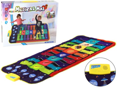 Muzyczna Mata Edukacyjna Motyw Pianinka Instrumenty LEAN Toys