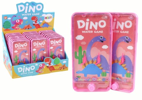 Wodna Gra Zręcznościowa Konsola Telefon Dinozaur Różowa LEAN TOYS