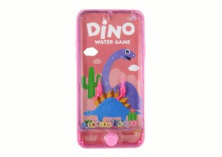 Wodna Gra Zręcznościowa Konsola Telefon Dinozaur Różowa LEAN TOYS