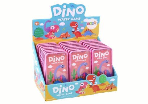 Wodna Gra Zręcznościowa Konsola Telefon Dinozaur Różowa LEAN TOYS