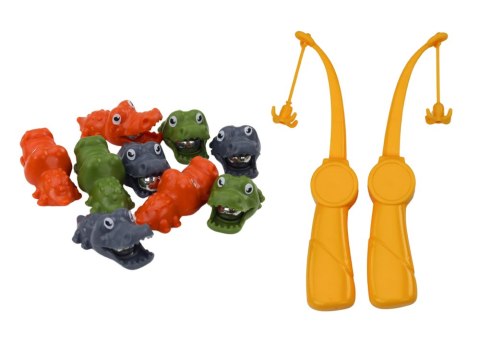 Gra Łowienie Krokodyli Magnetyczna Krokodyl Brązowy LEAN Toys