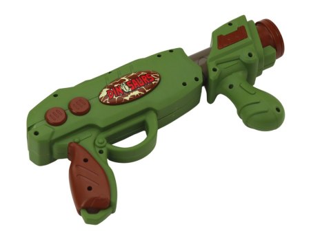 Gra Zręcznościowa Strzelanie Do Dinozaura Zielony Pistolet Kulki LEAN Toys