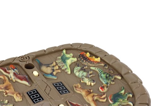 Gra Zręcznościowa Whac-a-mole Dinozaury Stoliczek LEAN Toys