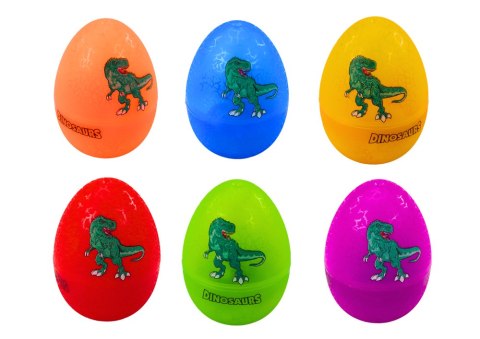 Sorter Jaja Dinozaurów Szczypce Kolorowe 6 Sztuk LEAN Toys