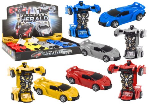 Auto Robot 2w1 Transformacja Samochód Sportowy Napęd LEAN Toys