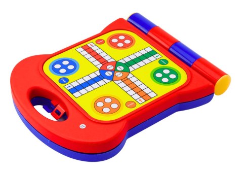 Gra Podróżna 8w1 Szachy Warcaby Ludo Tryktrak Chińczyk Węże i Drabiny LEAN Toys