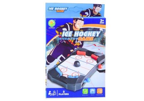 Gra Zręcznościowa Mini Gra Hockey Czerwona LEAN TOYS