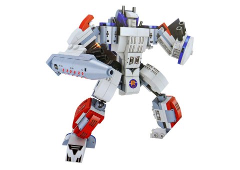 Kosmiczne Klocki Konstrukcyjne 2w1 Rakieta Robot 357 elementy Kosmos LEAN Toys