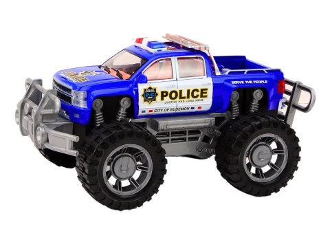 Samochód Policyjny Pickup Niebieski Terenowy Wóz Policji LEAN Toys