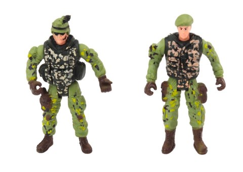 Zestaw Militarny Wojskowy Wóz Bojowy Myśliwiec Żołnierze Akcesoria Dźwięki LEAN Toys