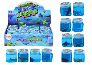 Glutek Slime w Pudełeczku Figurki Zwierząt 150 g 12 Wzorów Niebieski LEAN Toys