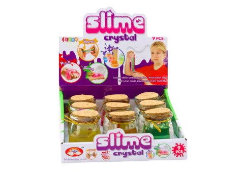 Glutek Slime w Słoiczku 150 g 9 Kolorów LEAN Toys