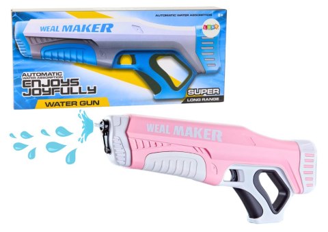 Pistolet Na Wodę Automatyczny Różowy 350 Ml LEAN Toys