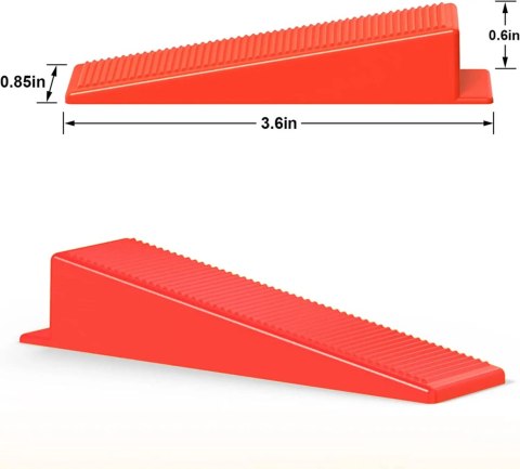 Zestaw Kliny Klin 100szt Do System Poziomowania Układania Płytek LEAN Toys