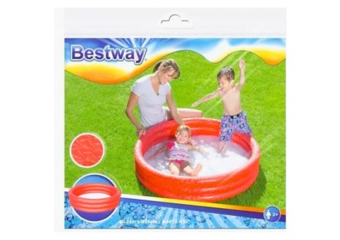 Dmuchany Basen Czerwony 122 cm x 25 cm Bestway 51025 Bestway