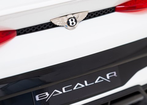 Bentley Bacalar Autko na akumulator dla dzieci Biały
