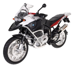 Motocykl BMW R 1200 GS biały RASTAR model 1:9 Metalowa karoseria