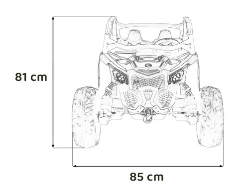 Pojazd Buggy Maverick Turbo RR Czarny