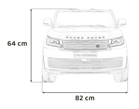 Pojazd Range Rover SUV Lift Czarny