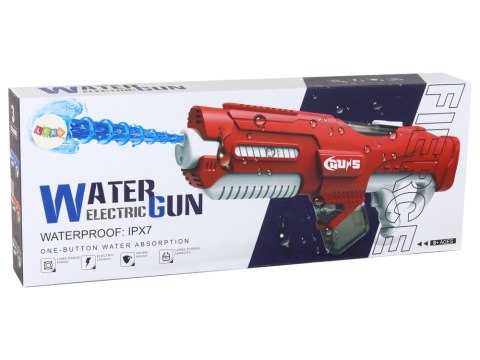 Duży Pistolet Na Wodę Czerwony 750ml Okulary LEAN Toys