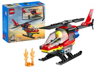 Klocki LEGO CITY Strażacki Helikopter Ratunkowy 85 Elementów 60411 LEGO