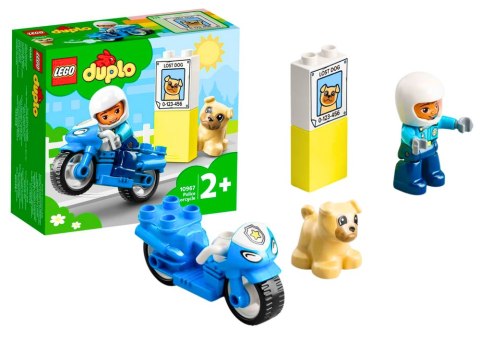 Klocki LEGO DUPLO TOWN Motocykl Policyjny 10967 LEGO