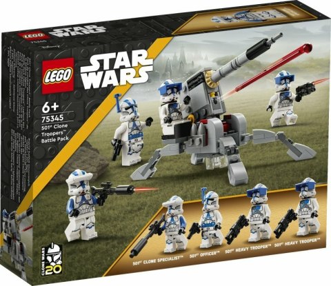 Klocki LEGO STAR WARS Zestaw bitewny- Żołnierze-klony z 501 legionu 75345 LEGO