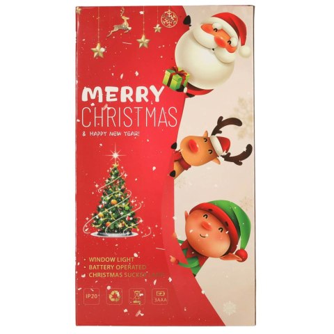 Lampki LED wisząca dekoracja okna świąteczna Merry Christmas XXL 45cm Kik Sp. z o. o. Sp. k.