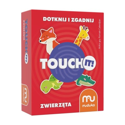 MUDUKO Gra karciana edukacyjna Touch it! Dotknij i zgadnij. Zwierzęta 5+ Trefl Sp z o. o.