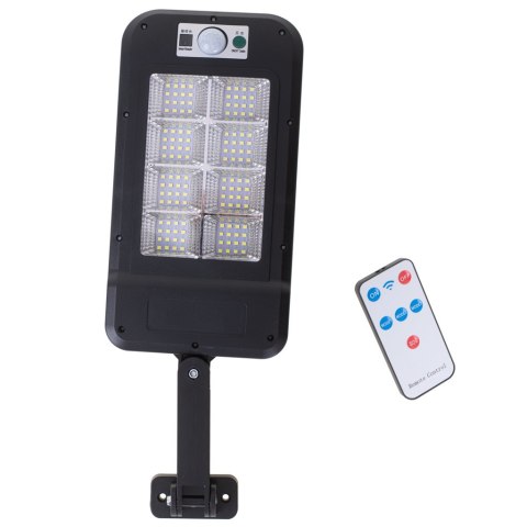 Lampa solarna latarnia ogrodowa uliczna 128LED + pilot