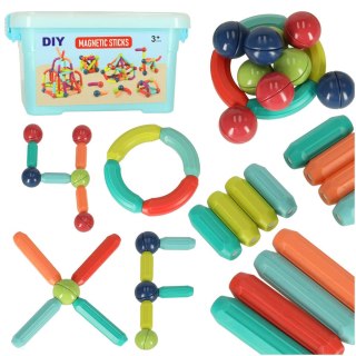 Klocki magnetyczne magnetic sticks duże patyczki dla małych dzieci 25 elementów