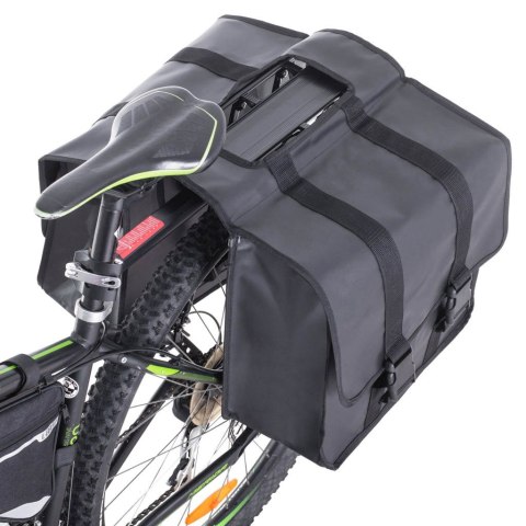 Torba sakwa RALLEX rowerowa podwójna dwukomorowa boczna na rower bagażnik 35L Kik Sp. z o. o. Sp. k. Torba sakwa RALLEX rowerowa podwójna dwukomorowa boczna na rower bagażnik 35L Kik Sp. z o. o. Sp. k.