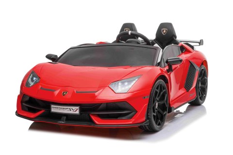 Lamborghini SVJ DRIFT dla 2 dzieci Czerwony + Funkcja driftu + Pilot + MP3 LED + Wolny Start
