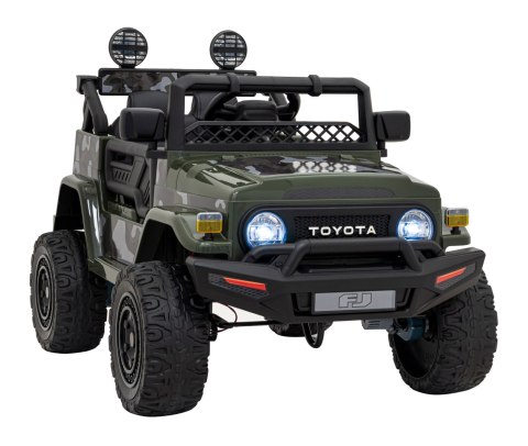 Toyota FJ Cruiser dla dzieci Moro + Pilot + Napęd 4x4 + Audio LED + EVA + Wolny Start