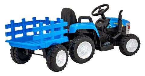 Traktor Z Przyczepą New Holland T7 Niebieski