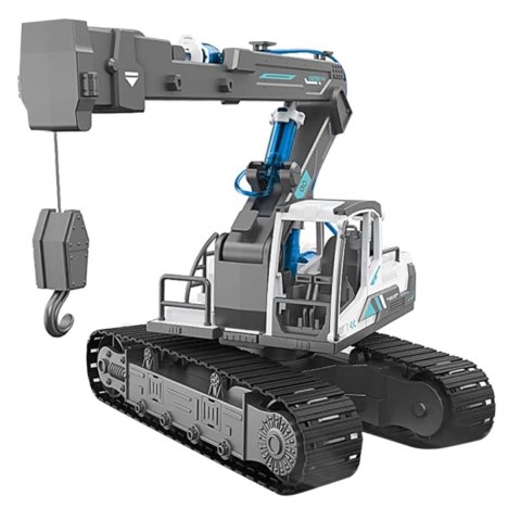 Zestaw Maszyn Budowlanych do Składania 6w1 dla dzieci 8+ Hydrauliczne zasilanie + Części konstrukcyjne 223el.