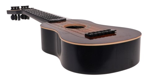 Gitara Klasyczna dla dzieci 3+ Ciemny Brąz Zabawkowy Instrument + 6 Metalowych Strun