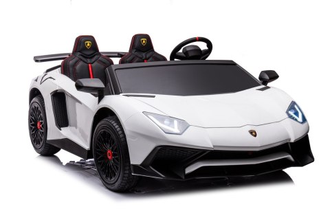 Auto na akumulator dla dzieci Aventador SV STRONG Biały - Sklep Gebe