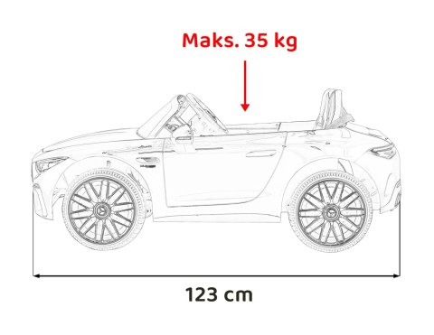 Pojazd Mercedes Benz AMG SL63 Biały