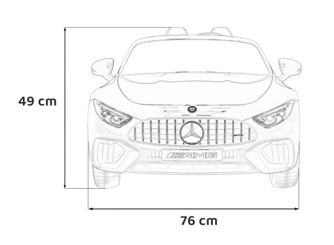 Pojazd Mercedes Benz AMG SL63 Czarny