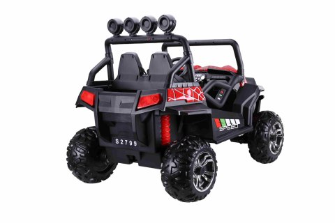 Terenowe Grand Buggy Lift dla dzieci Spyder + Napęd 4x4 + Pilot + Bagażnik + Radio MP3 + LED