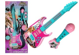 Gitara z Mikrofonem Zestaw Karaoke LEAN Toys