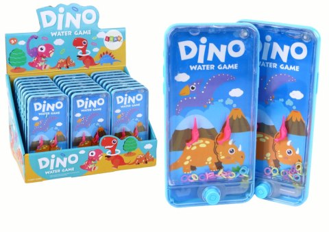 Wodna Gra Zręcznościowa Konsola Telefon Dinozaur Niebieska LEAN TOYS