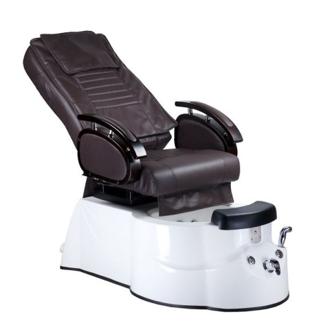 Fotel do pedicure z masażem BR-3820D Brązowy