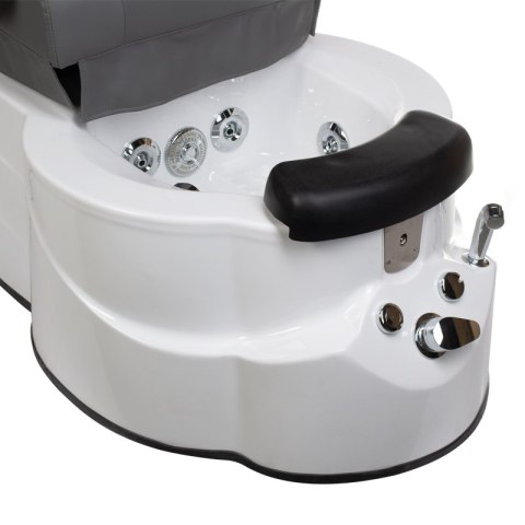 Fotel do pedicure z masażem BR-3820D Szary