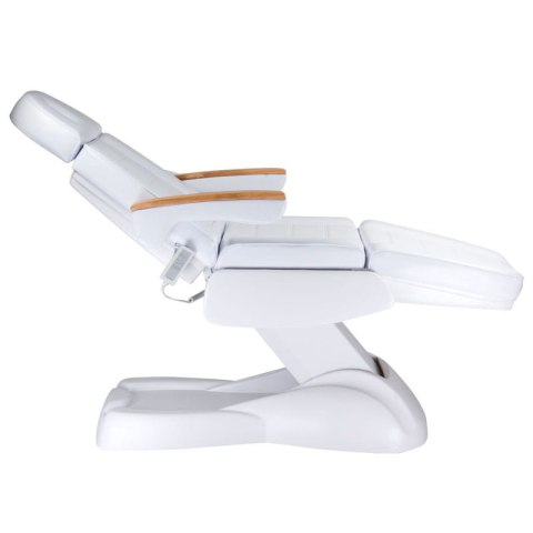 Fotel kosmetyczny elektryczny LUX BW-273B-4 Biały