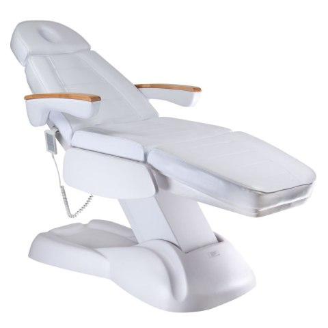 Fotel kosmetyczny elektryczny LUX BW-273B Biały